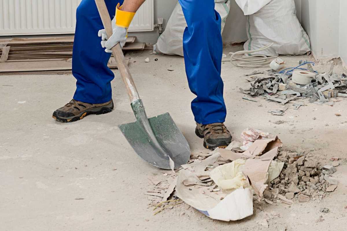 post construction cleaning up price